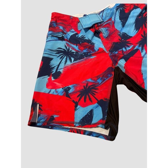 Born Primitive Shorts Size 32 Mens Athletic Stretch Pockets CrossFit 9" Miami - Picture 5 of 9